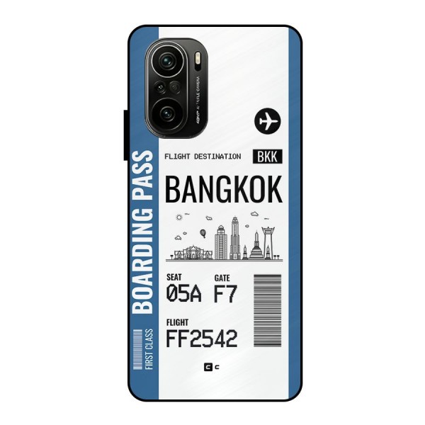 Bangkok Boarding Pass Metal Back Case for Mi 11X Pro