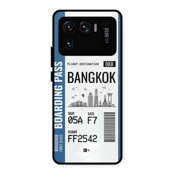 Bangkok Boarding Pass Metal Back Case for Mi 11 Ultra