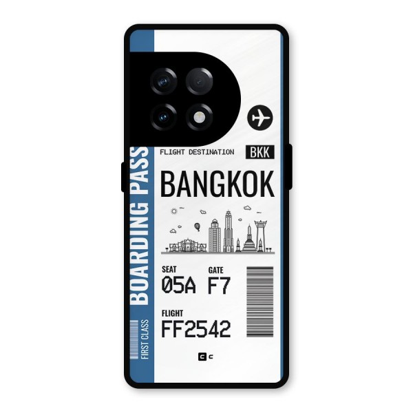 Bangkok Boarding Pass Metal Back Case for OnePlus 11R