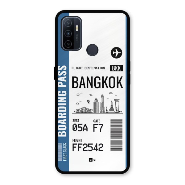 Bangkok Boarding Pass Metal Back Case for Oppo A53