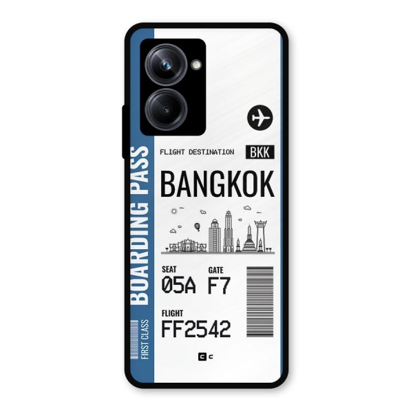 Bangkok Boarding Pass Metal Back Case for Realme 10 Pro