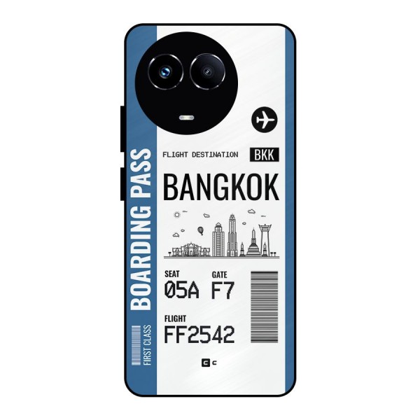 Bangkok Boarding Pass Metal Back Case for Realme 11 5G