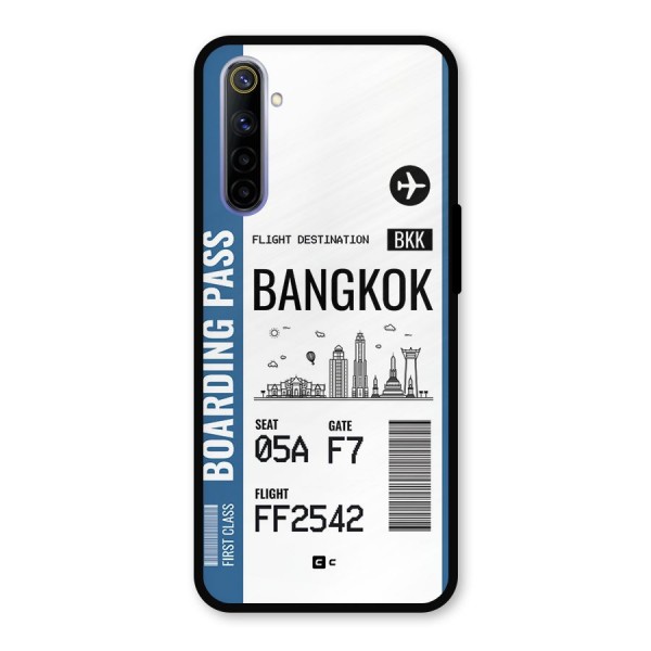 Bangkok Boarding Pass Metal Back Case for Realme 6