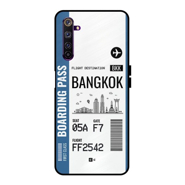 Bangkok Boarding Pass Metal Back Case for Realme 6 Pro