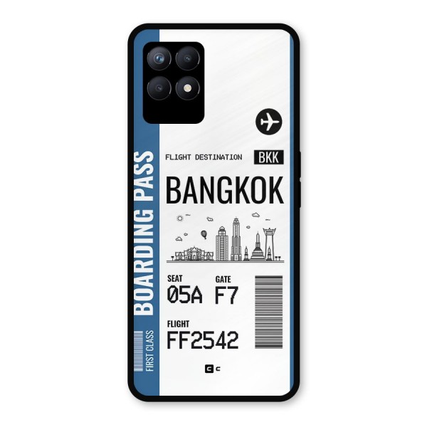 Bangkok Boarding Pass Metal Back Case for Realme 8i