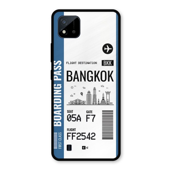 Bangkok Boarding Pass Metal Back Case for Realme C11 2021