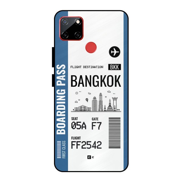 Bangkok Boarding Pass Metal Back Case for Realme C12