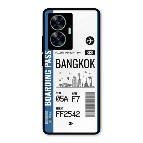 Bangkok Boarding Pass Metal Back Case for Realme C55