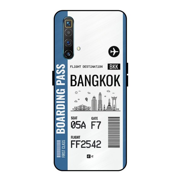 Bangkok Boarding Pass Metal Back Case for Realme X3