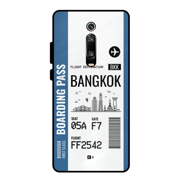 Bangkok Boarding Pass Metal Back Case for Redmi K20 Pro