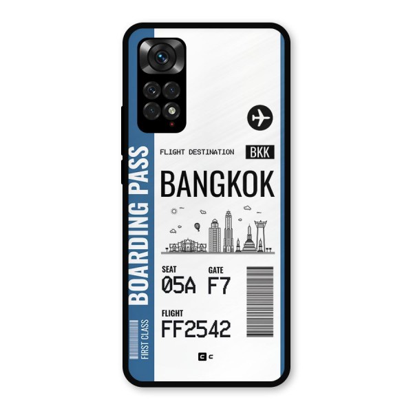 Bangkok Boarding Pass Metal Back Case for Redmi Note 11