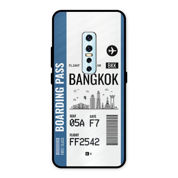 Bangkok Boarding Pass Metal Back Case for Vivo V17 Pro