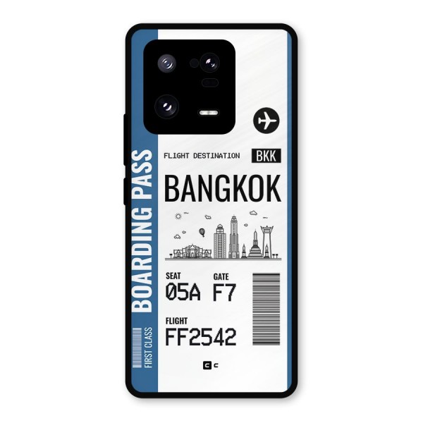 Bangkok Boarding Pass Metal Back Case for Xiaomi 13 Pro