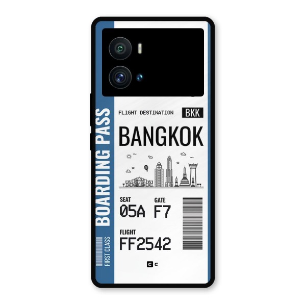 Bangkok Boarding Pass Metal Back Case for iQOO 9 Pro