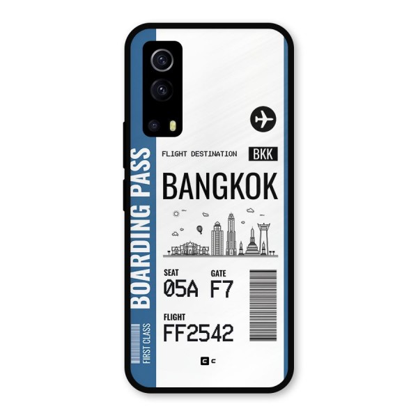 Bangkok Boarding Pass Metal Back Case for iQOO Z3