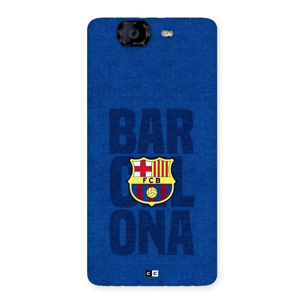 Barcelona Typography Back Case for Canvas Knight A350