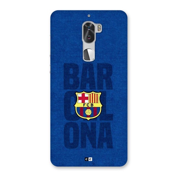 Barcelona Typography Back Case for Coolpad Cool 1