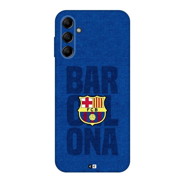 Barcelona Typography Back Case for Galaxy A14 5G