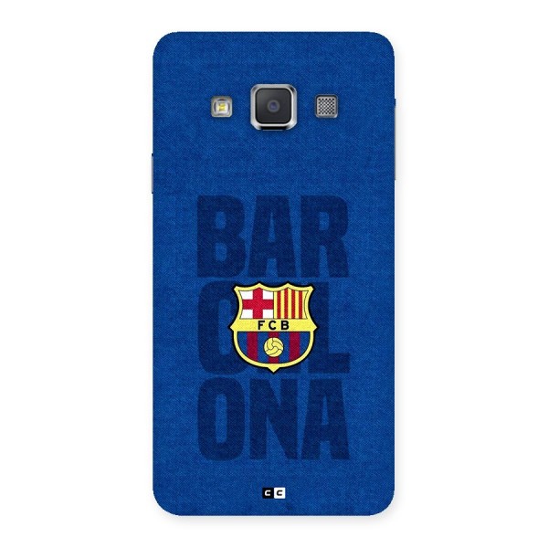 Barcelona Typography Back Case for Galaxy A3