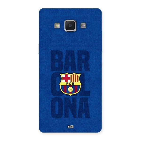 Barcelona Typography Back Case for Galaxy A5