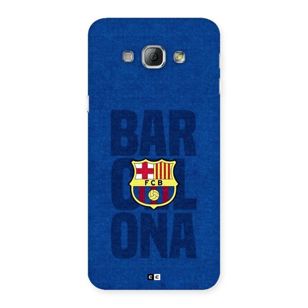 Barcelona Typography Back Case for Galaxy A8