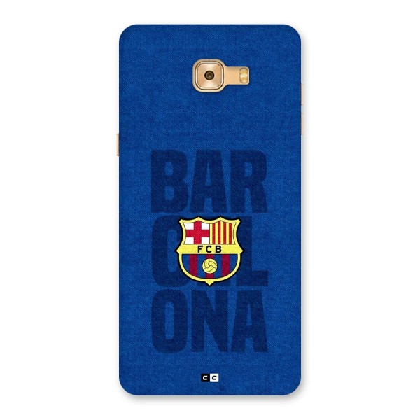 Barcelona Typography Back Case for Galaxy C9 Pro