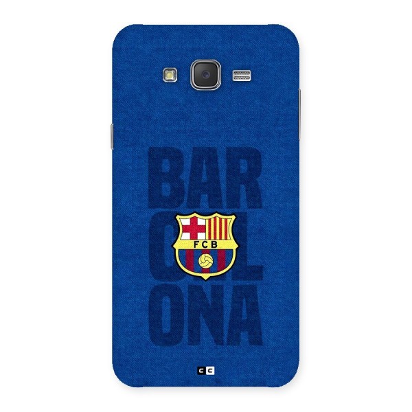 Barcelona Typography Back Case for Galaxy J7