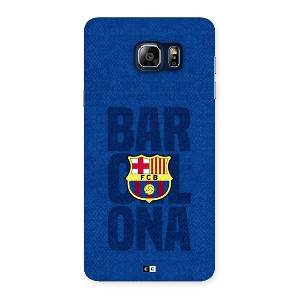 Barcelona Typography Back Case for Galaxy Note 5