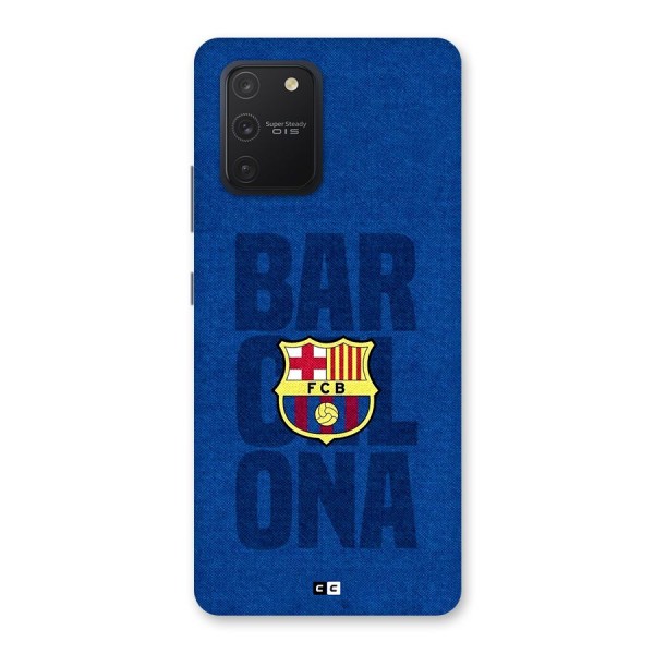 Barcelona Typography Back Case for Galaxy S10 Lite