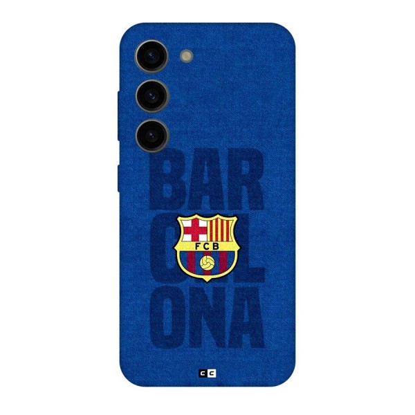 Barcelona Typography Back Case for Galaxy S23