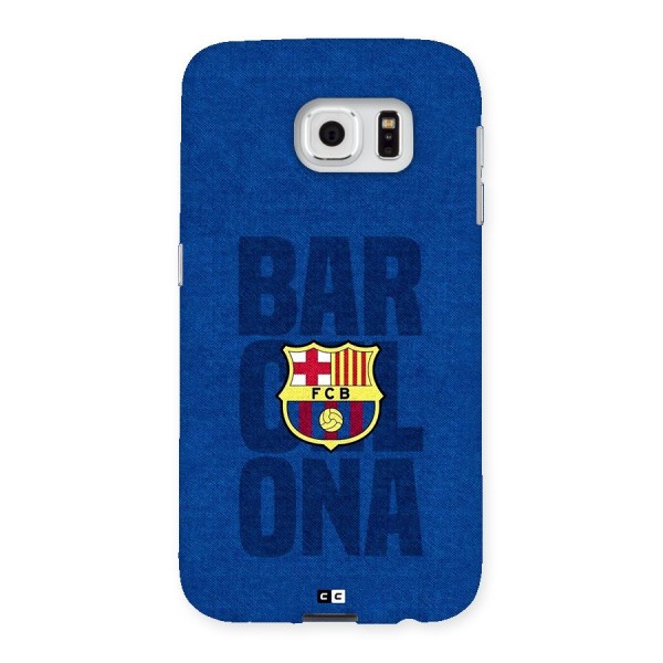 Barcelona Typography Back Case for Galaxy S6