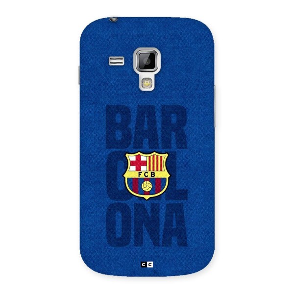 Barcelona Typography Back Case for Galaxy S Duos