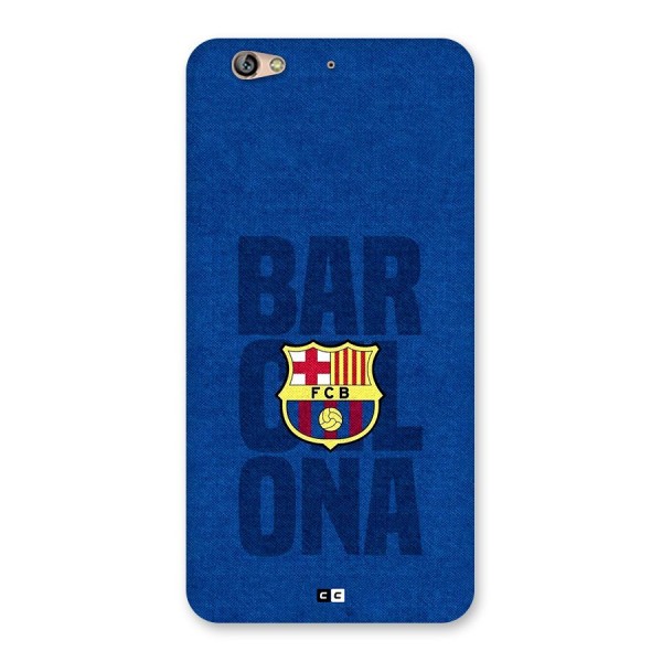 Barcelona Typography Back Case for Gionee S6