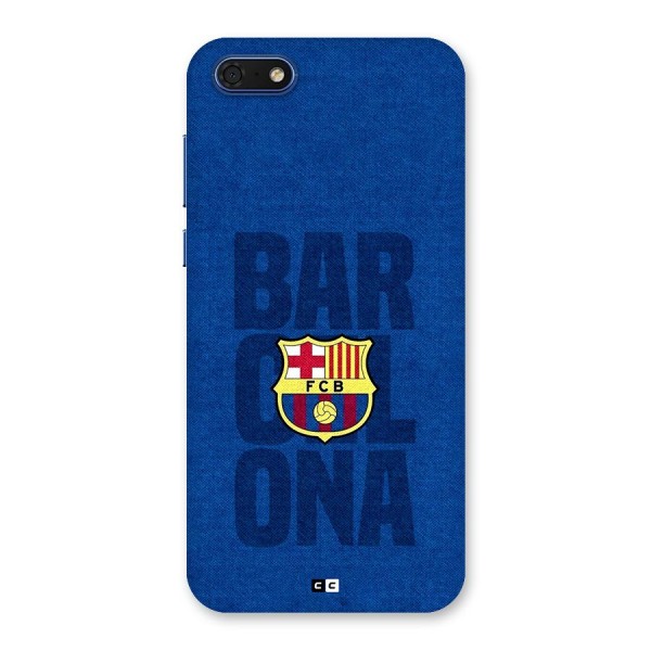 Barcelona Typography Back Case for Honor 7s