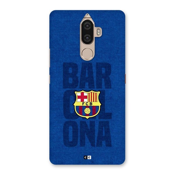 Barcelona Typography Back Case for Lenovo K8 Note