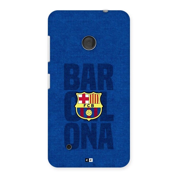 Barcelona Typography Back Case for Lumia 530