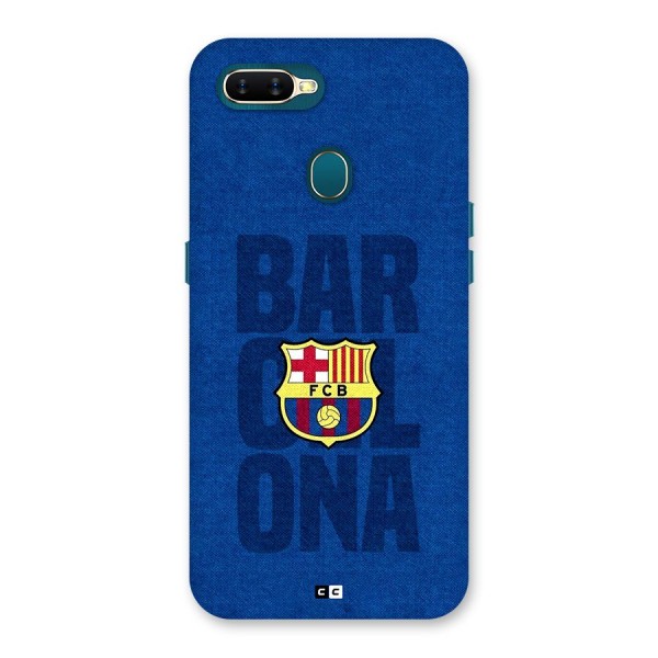 Barcelona Typography Back Case for Oppo A11k