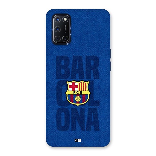 Barcelona Typography Back Case for Oppo A52