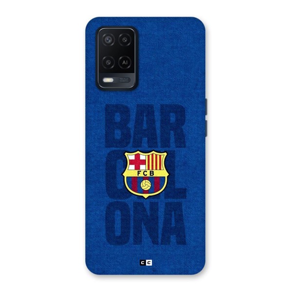 Barcelona Typography Back Case for Oppo A54