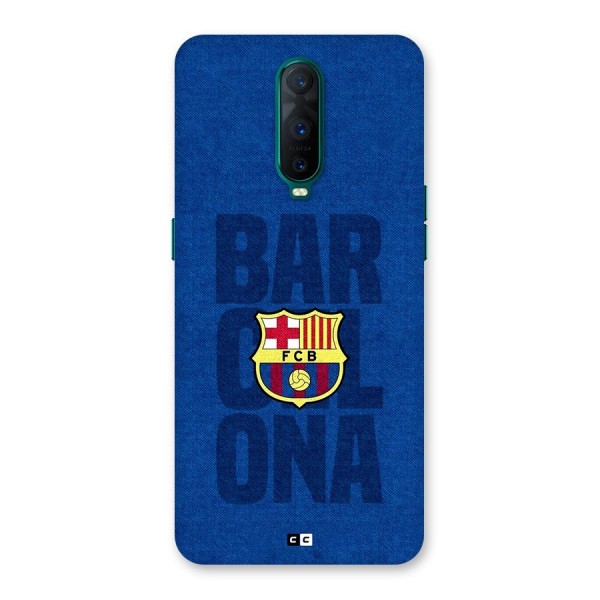 Barcelona Typography Back Case for Oppo R17 Pro