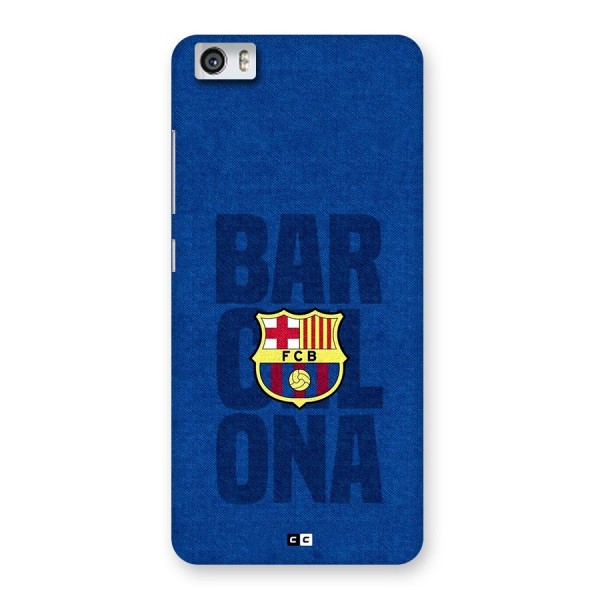 Barcelona Typography Back Case for Redmi Mi 5