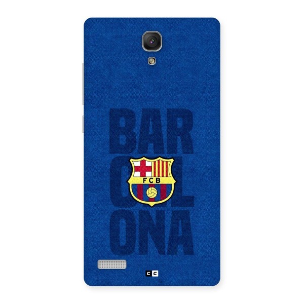 Barcelona Typography Back Case for Redmi Note