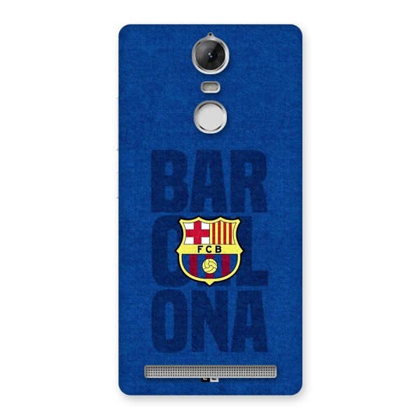 Barcelona Typography Back Case for Vibe K5 Note