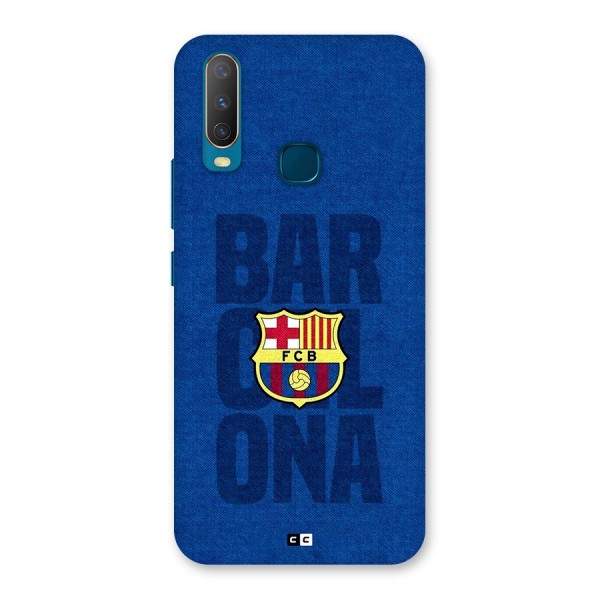 Barcelona Typography Back Case for Vivo Y11