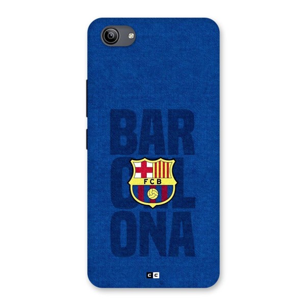 Barcelona Typography Back Case for Vivo Y81i