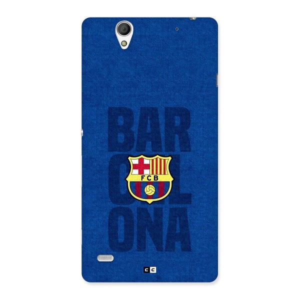 Barcelona Typography Back Case for Xperia C4