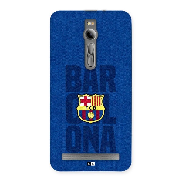 Barcelona Typography Back Case for Zenfone 2