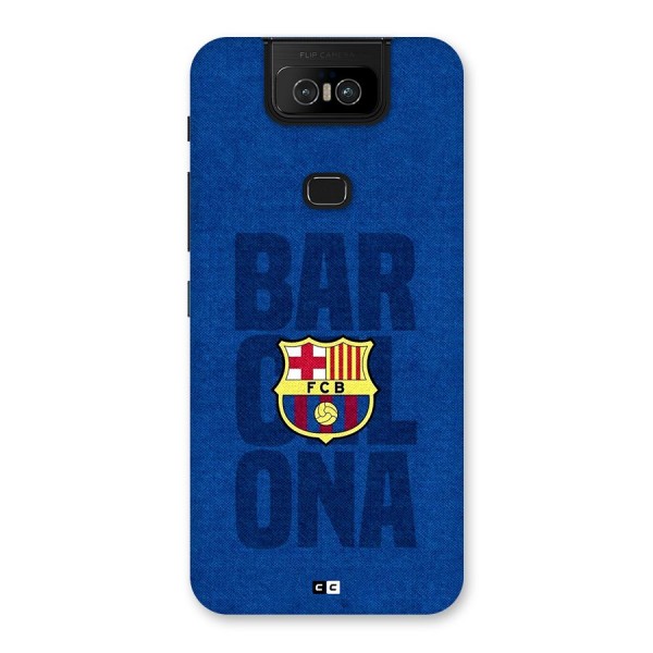 Barcelona Typography Back Case for Zenfone 6z