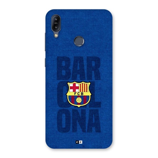 Barcelona Typography Back Case for Zenfone Max M2