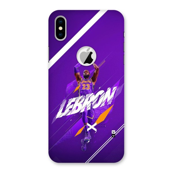 Basketball Star Back Case for iPhone XS Logo Cut